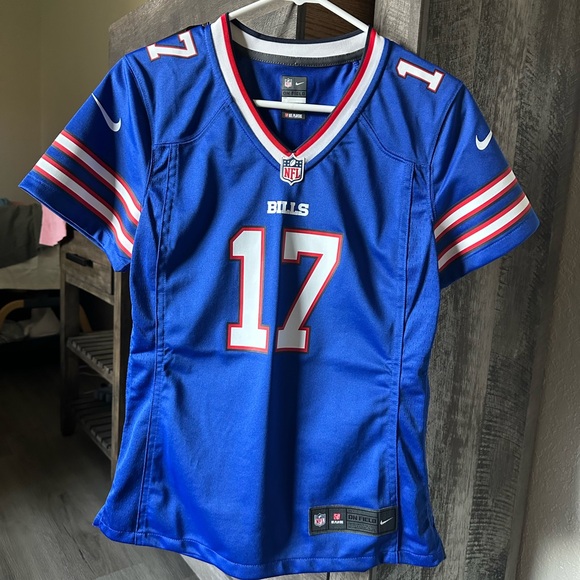 Nike Blue NFL On Field Jersey Josh Allen number 17 - Picture 1 of 4